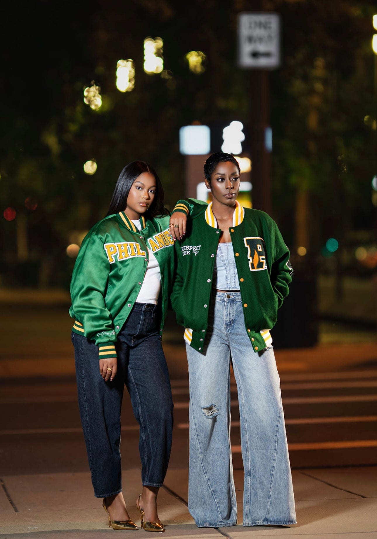 Philander Satin Unisex Varsity